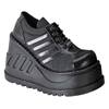 DemoniaCult - STOMP08 Plateau sneakers - Zwart Product image